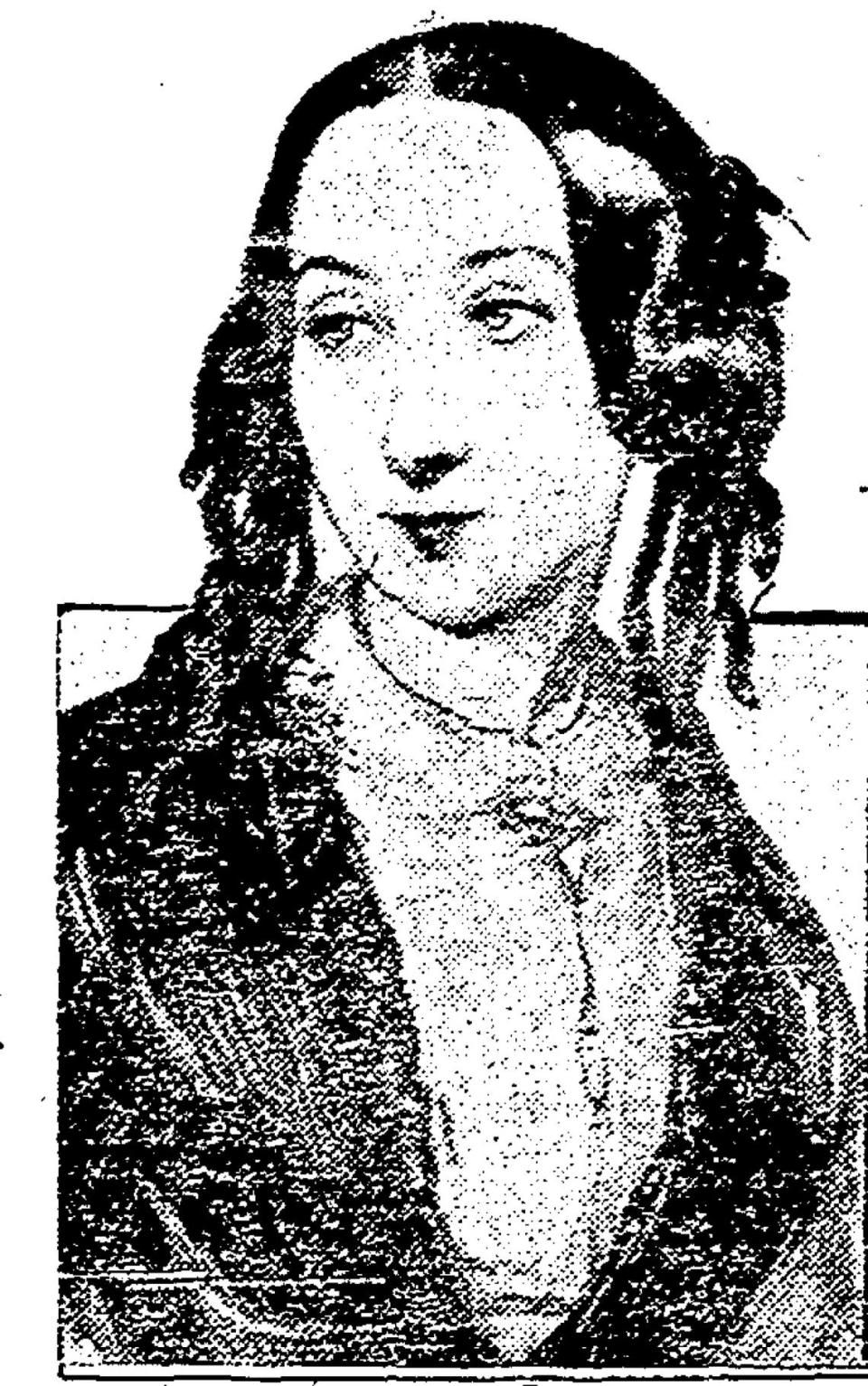 An undated portrait of Aimée Brichaut Guinotte published in The Kansas City Star.