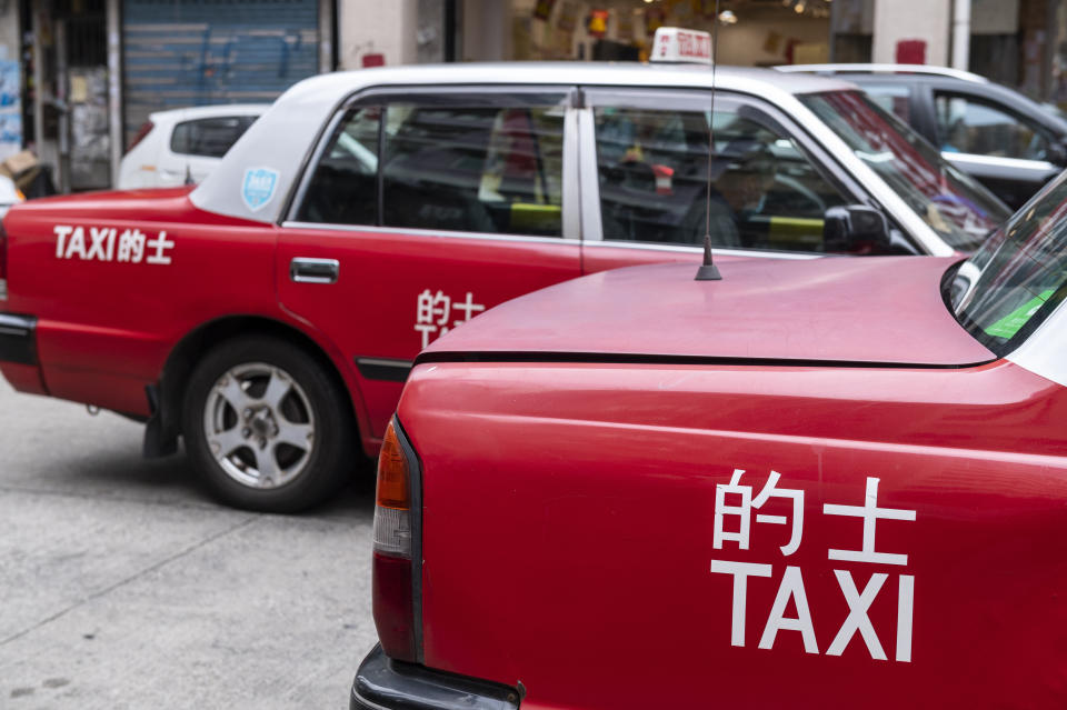 香港的士車費全球排44，平過巴勒斯坦、貴過阿聯酋。 (Budrul Chukrut/SOPA Images/LightRocket via Getty Images)