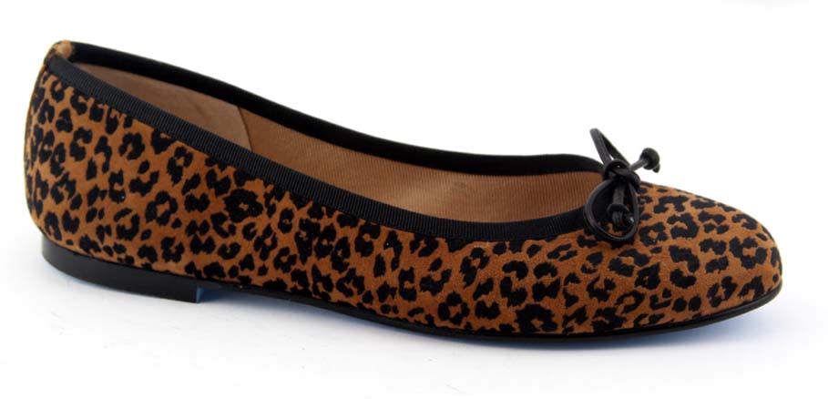 Looking for a fun print? These rich suede leopard style has you covered. (Photo: French Sole x Nicky Hilton)