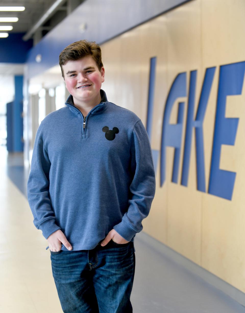 Lake High School sophomore Nolan Pastore was selected as one of 100 kids across the U.S. to be part of the Disney Dreamers program, a mentoring program aimed at helping the participants reach their goals. The 15-year-old will head to Orlando in March.