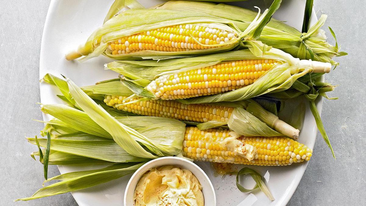 Grilled Corn on the Cob in Husk - The Wooden Skillet