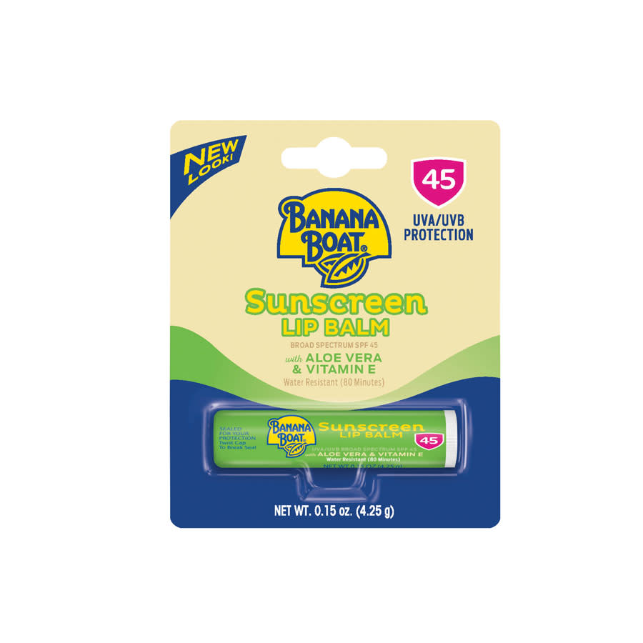 Banana Boat Sunscreen Lip Balm Broad Spectrum SPF 45 (Photo: Banana Boat)