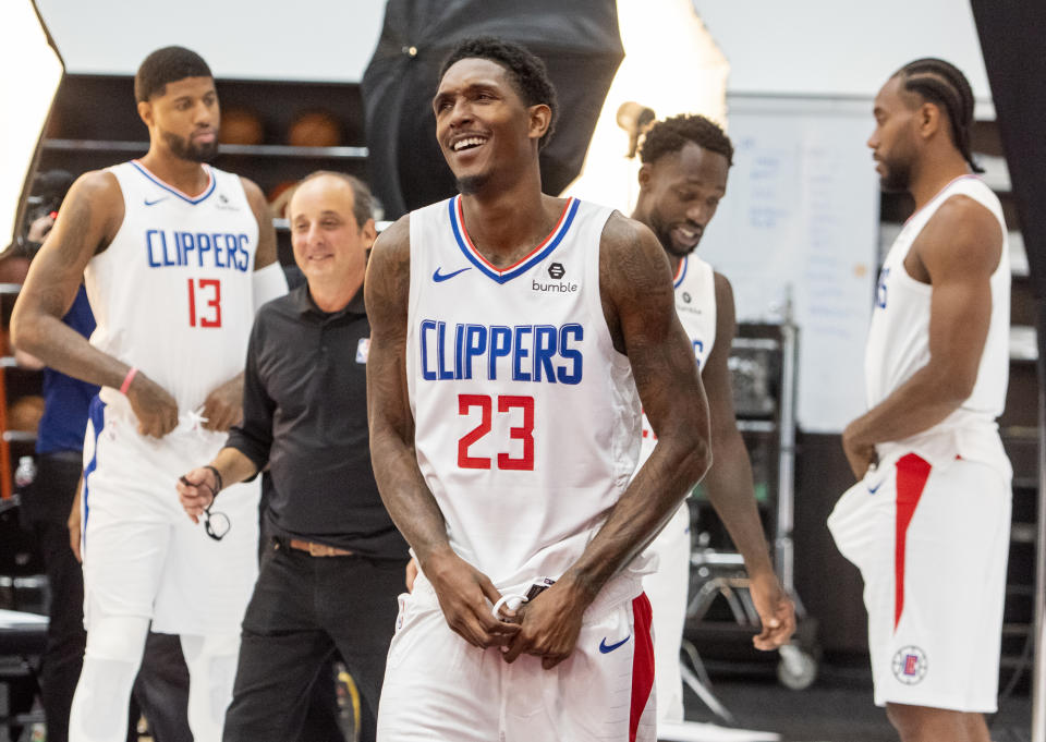 "So, Kawhi, pretty excited to join the Clippers, huh?" — Lou Williams, likely