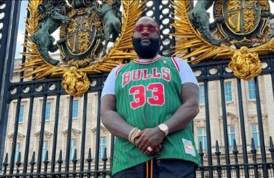 Rick Ross joked he wasn't allowed into Buckingham Palace credit:Bang Showbiz