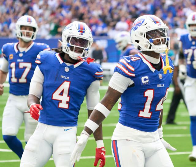 Dolphins-Bills grades; plus stock up, stock down