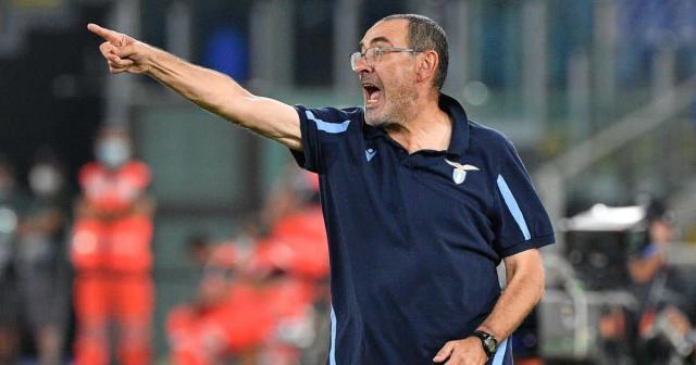 Maurizio Sarri, Lazio manager September 2021 Credit: Alamy