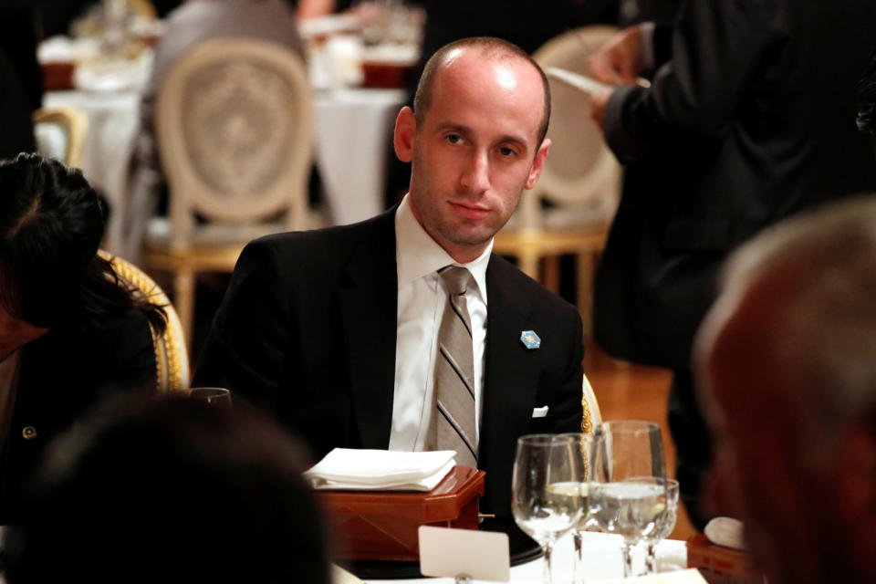 White House adviser Stephen Miller is widely regarded as the person behind the