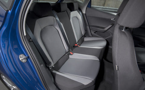 2017 Seat Ibiza rear seats 