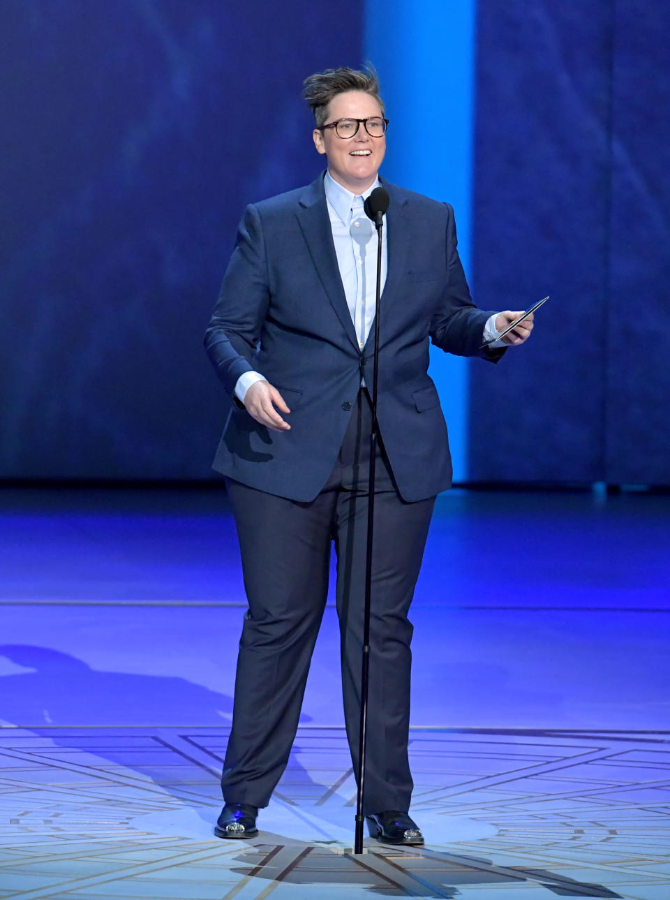 Aussie comedian Hannah Gadsby stole the show at the Emmys with her speech. Photo: Getty Images