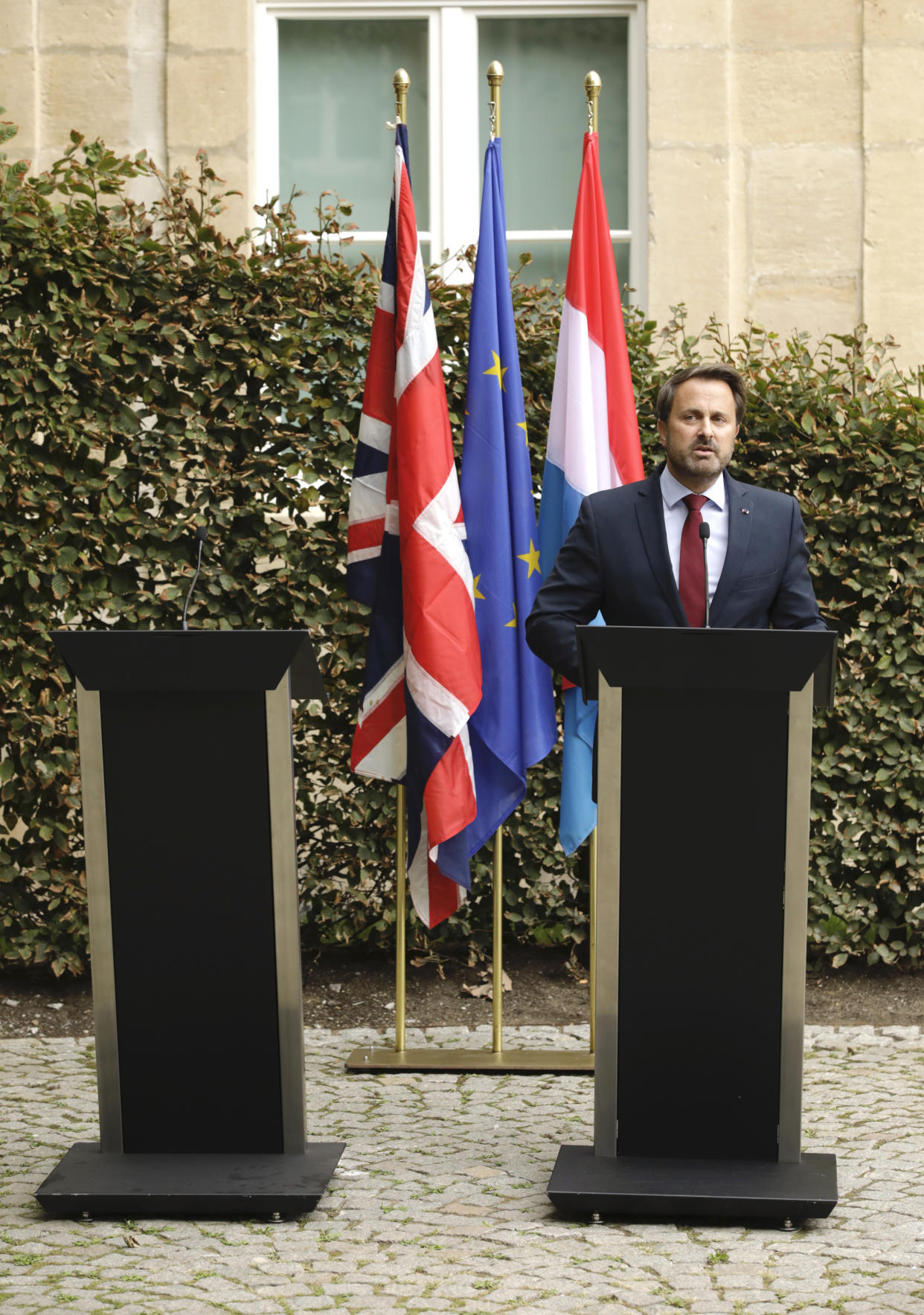 Luxembourg’s prime minister, speaking at his now solo press conference, said that he knows the UK Government is unhappy with the Withdrawal Agreement as it stands.