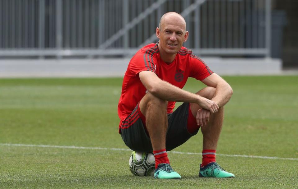 Arjen Robben trainiert wieder mit dem FC Bayern