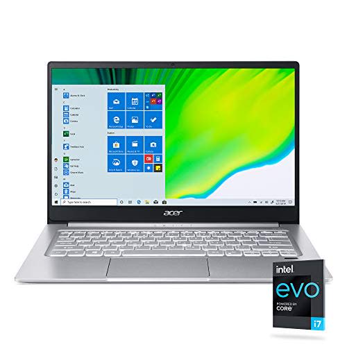 Acer Swift 3 Intel Evo Thin & Light Laptop, 14" Full HD, Intel Core i7-1165G7, Intel Iris Xe Gr…