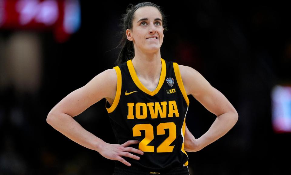 <span>Caitlin Clark scored 30 points in the NCAA Tournament championship game but could not lead her team to victory.</span><span>Photograph: Carolyn Kaster/AP</span>