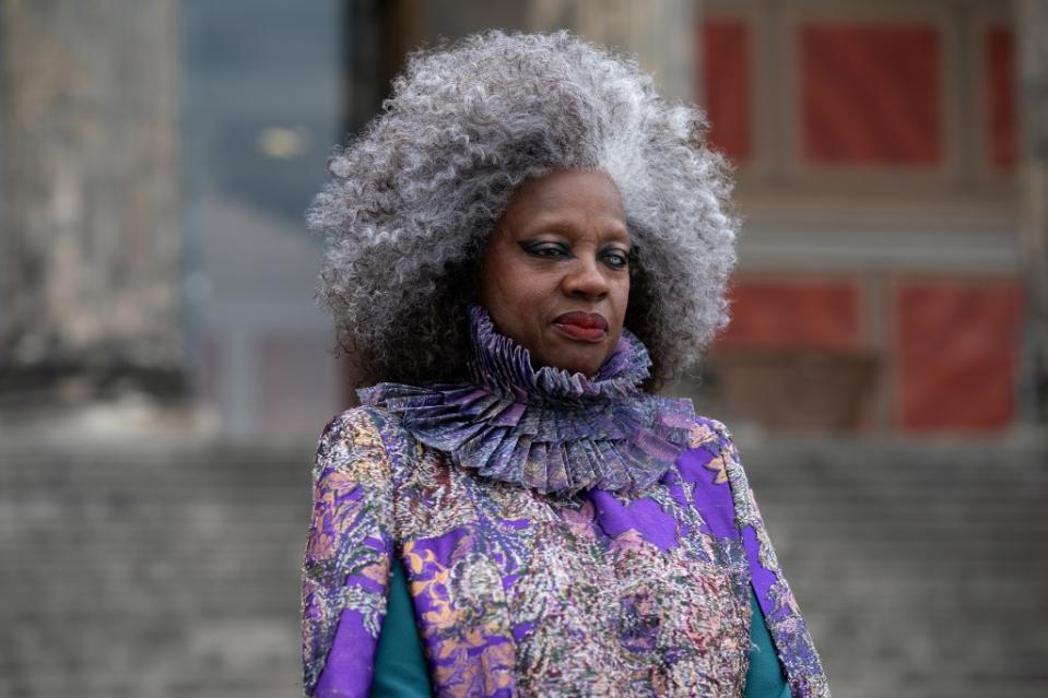 Viola Davis as Dr Volumnia Gaul in The Hunger Games: The Ballad of Songbirds and Snakes. Photo Credit: Murray Close