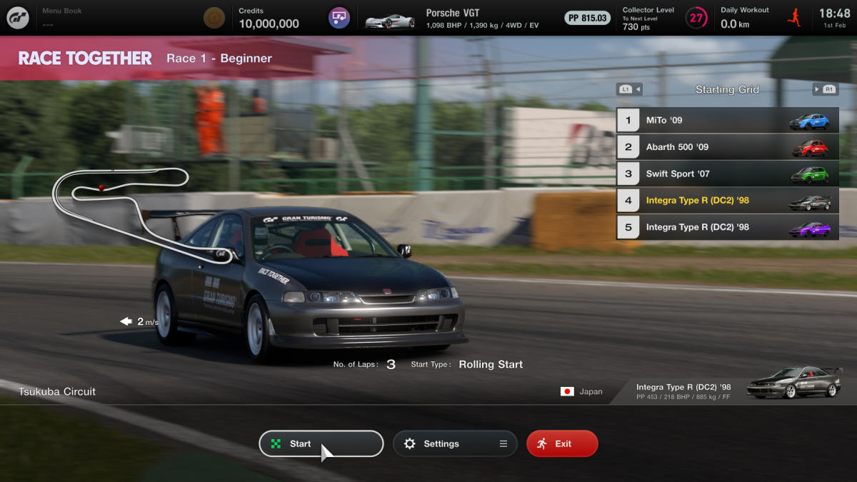 هوش مصنوعی مسابقه‌ای «GT Sophy» سونی در حال مقابله با همه رقبای Gran Turismo 7 است