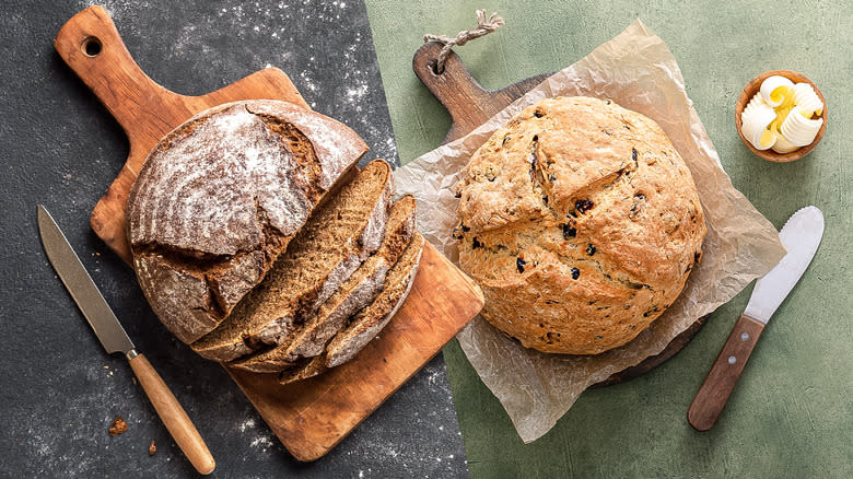 sourdough and soda bread