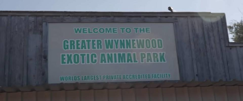 Sign for GW Exotic Animal Park