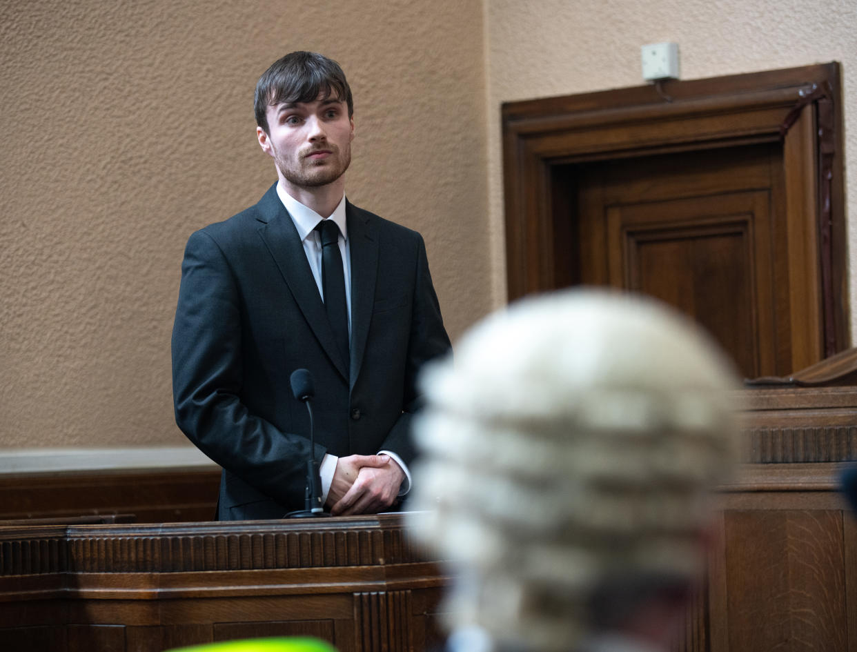 FROM ITVSTRICT EMBARGO - No Use Before Tuesday 23rd May 2023 Coronation Street - Ep 10970Friday 2nd June 2023As Justin [ANDREW STILL] enters the witness box how will he describe his version of events and how will the court react to his claims? Picture contact - David.crook@itv.comPhotographer - Danielle BaguleyThis photograph is (C) ITV and can only be reproduced for editorial purposes directly in connection with the programme or event mentioned above, or ITV plc. This photograph must not be manipulated [excluding basic cropping] in a manner which alters the visual appearance of the person photographed deemed detrimental or inappropriate by ITV plc Picture Desk. This photograph must not be syndicated to any other company, publication or website, or permanently archived, without the express written permission of ITV Picture Desk. Full Terms and conditions are available on the website www.itv.com/presscentre/itvpictures/terms