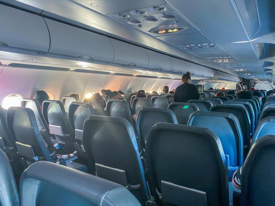 Flying Frontier Airlines during pandemic