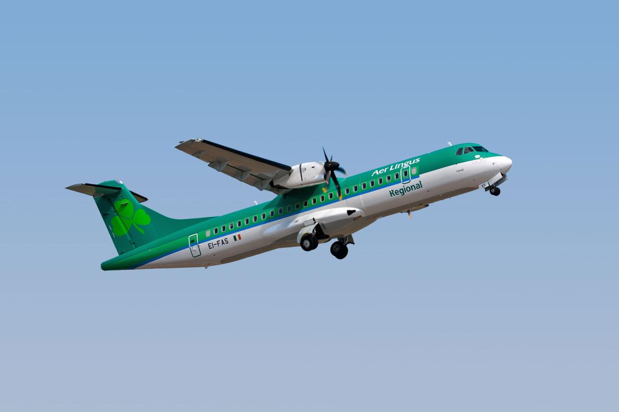 Now departed: Stobart Air plane in the colours of Aer Lingus Regional (Aer Lingus)