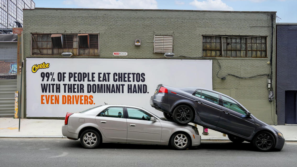  Cheetos billboard ad. 