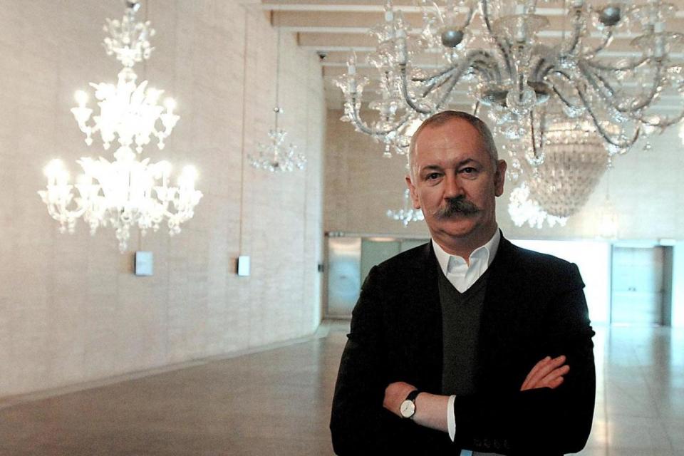 The artist: Cerith Wyn Evans at Tate Britain (EPA)