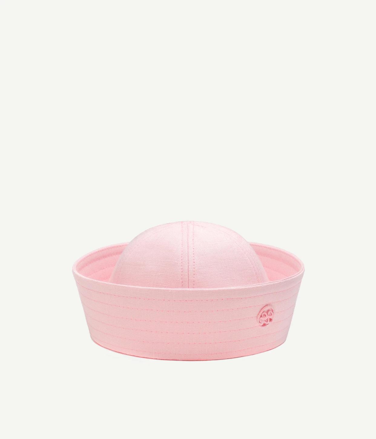 <p><a href="https://ruslanbaginskiy.com/products/sailor-hat-in-pink" rel="nofollow noopener" target="_blank" data-ylk="slk:Shop Now;elm:context_link;itc:0;sec:content-canvas" class="link rapid-noclick-resp">Shop Now</a></p> <p>Sailor Hat in Pink</p> <p>ruslanbaginskiy.com</p> <p>$290.00</p>