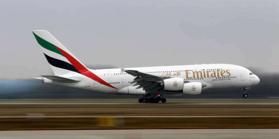 <b>Safest</b><br>Dubai-based Emirates Airline is ranked at No.4 for safety. (Photo by Alexander Hassenstein/Getty Images)