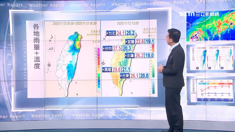 預計今日晚上到明日清晨都有下雨現象。