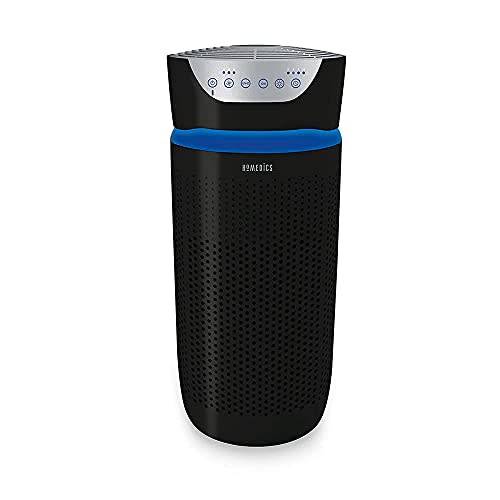 HoMedics TotalClean Tower Air Purifier for Viruses, Bacteria, Allergens, Dust, Germs, HEPA Filt…