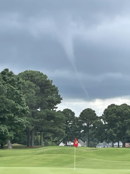Waterspout in Williamsburg sent in by WAVY viewer