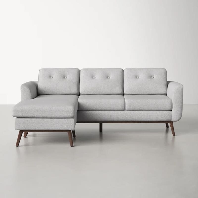 Glen 2-Piece Upholstered Reversible Chaise L-Sectional
