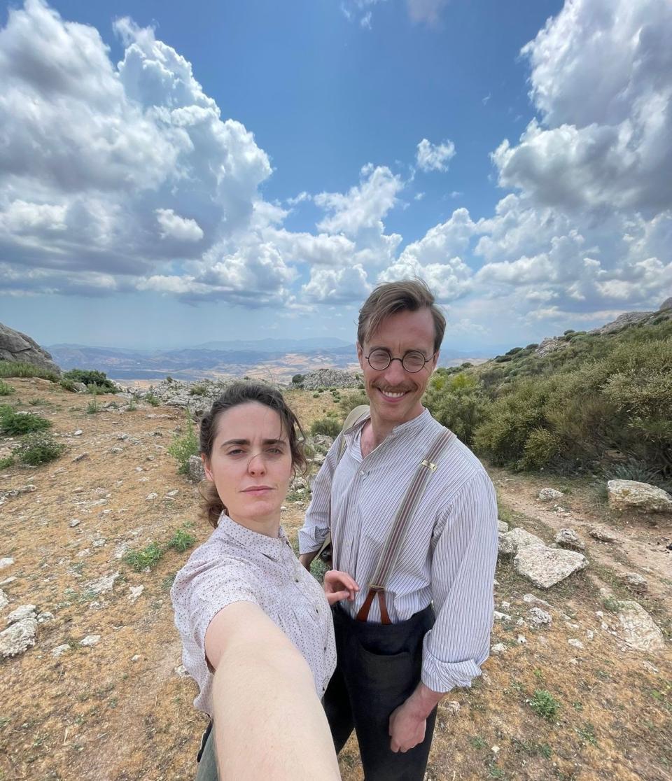 we were the lucky ones hulu set photos hadas yaron 