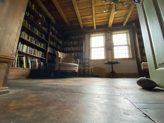 The home's library, which was once the bedroom of Carolyn and Roger Perron. (Photo: Courtesy of Alex Aronson)