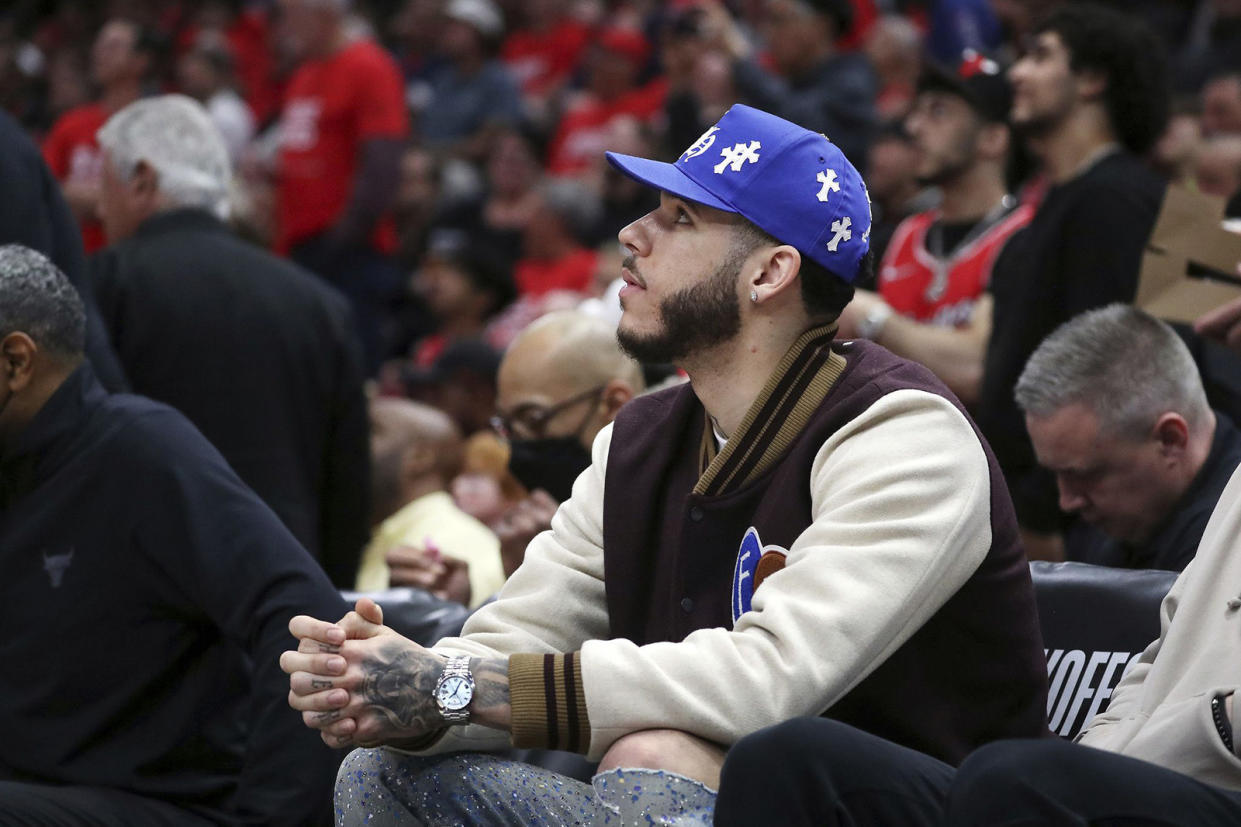 Lonzo Ball has had three knee surgeries since January 2022. (Terrence Antonio James/Chicago Tribune/Tribune News Service via Getty Images)