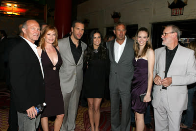 Writer/Director Bruce Evans , Marg Helgenberger , Dane Cook , Demi Moore , Kevin Costner , Danielle Panabaker and  writer Raynold Gideon at the Hollywood premiere of MGMs' Mr. Brooks