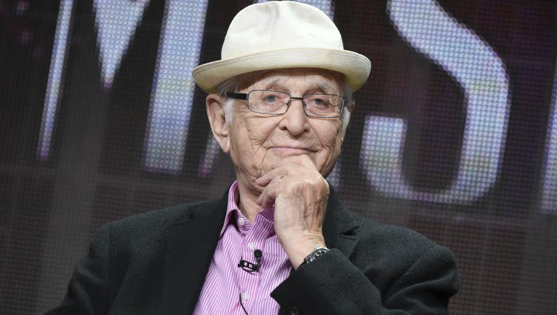 Norman Lear appears during the “American Masters: Norman Lear” panel at the PBS Summer TCA Tour on Aug. 1, 2015, in Beverly Hills, Calif. Lear, producer of TV’s “All in the Family” and and an influential liberal advocate, died Dec. 5, 2023.