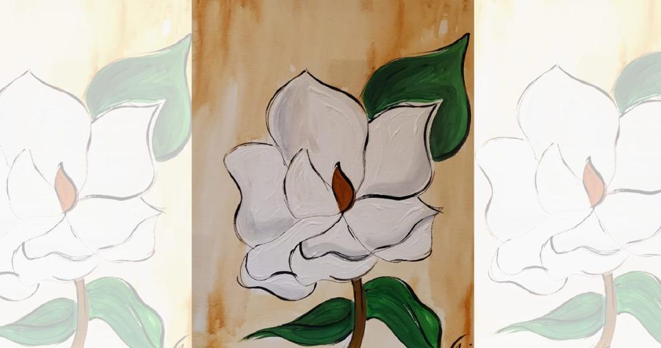 Artipsy's Sweet Magnolia Paint Party
