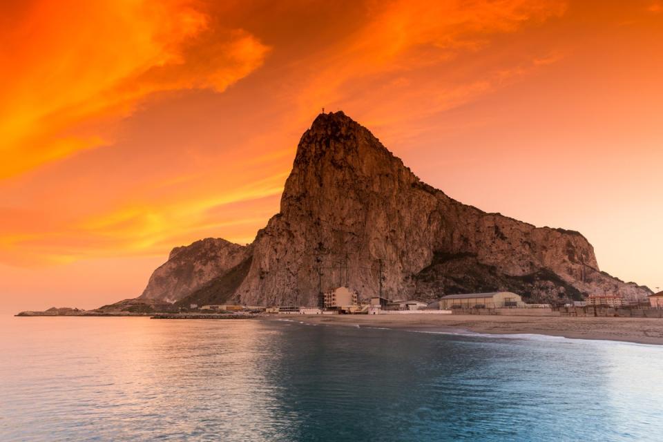 The Rock of Gibraltar is the territory’s most well-known landmark (Getty Images/iStockphoto)