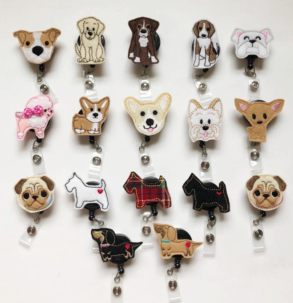 <p><a href="https://go.redirectingat.com?id=74968X1596630&url=https%3A%2F%2Fwww.etsy.com%2Flisting%2F609972812%2Fdog-badge-reel-badge-reel-nurse-badge&sref=https%3A%2F%2Fwww.countryliving.com%2Fshopping%2Fgifts%2Fg39204806%2Fgift-ideas-for-nurses%2F" rel="nofollow noopener" target="_blank" data-ylk="slk:Shop Now;elm:context_link;itc:0;sec:content-canvas" class="link ">Shop Now</a></p><p>Dog Badge Reel</p><p>etsy.com</p><p>$9.99</p><span class="copyright">Etsy</span>