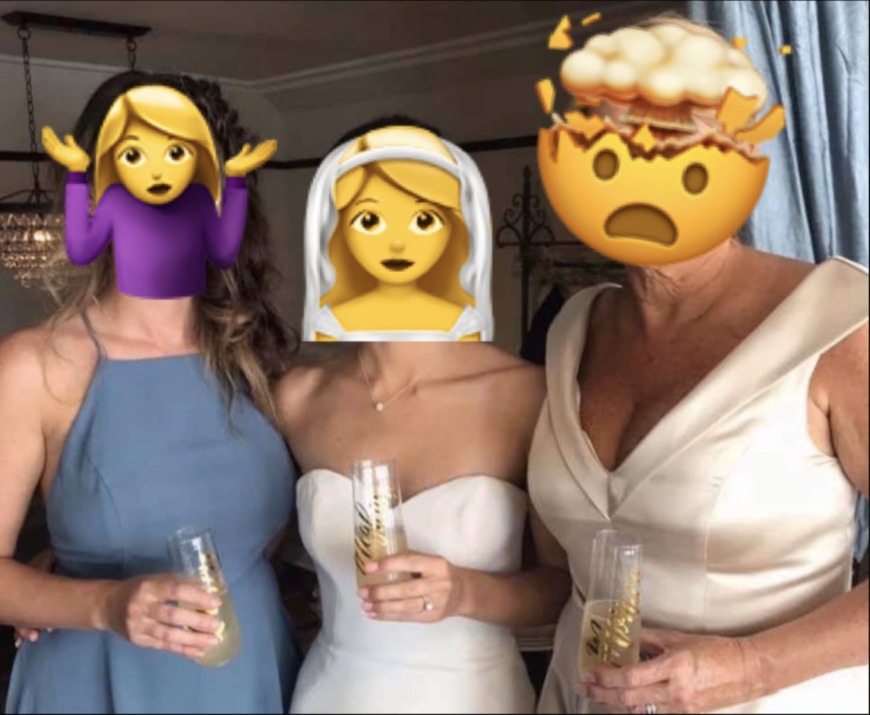 Wedding photo reddit mother of bride wearing white
