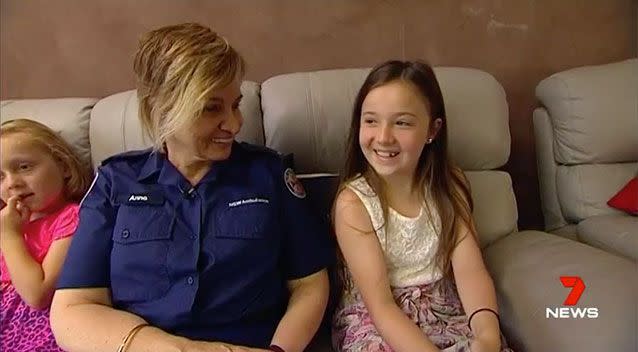 Two NSW children are being praised as Triple Zero Heroes for saving their mother's life by following instructions from an emergency call centre. Source: 7 News