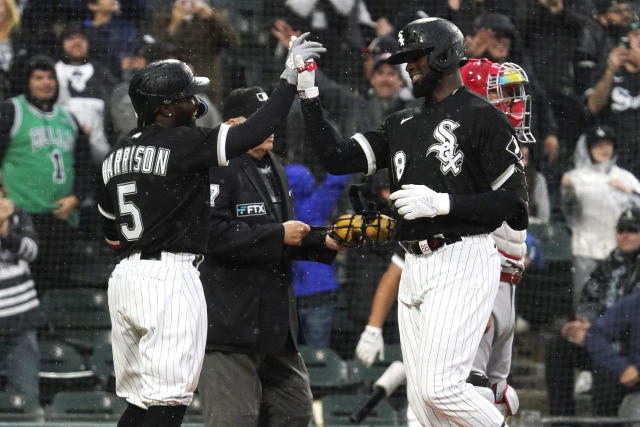 Josh Harrison completes the Chicago White Sox infield