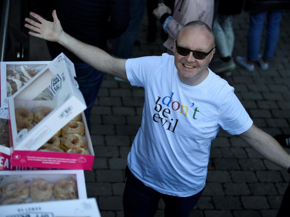 Google walkout Dublin donuts