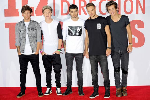 <p> Dave M. Benett/WireImage</p> Louis Tomlinson, Niall Horan, Zayn Malik, Liam Payne and Harry Styles of One Direction