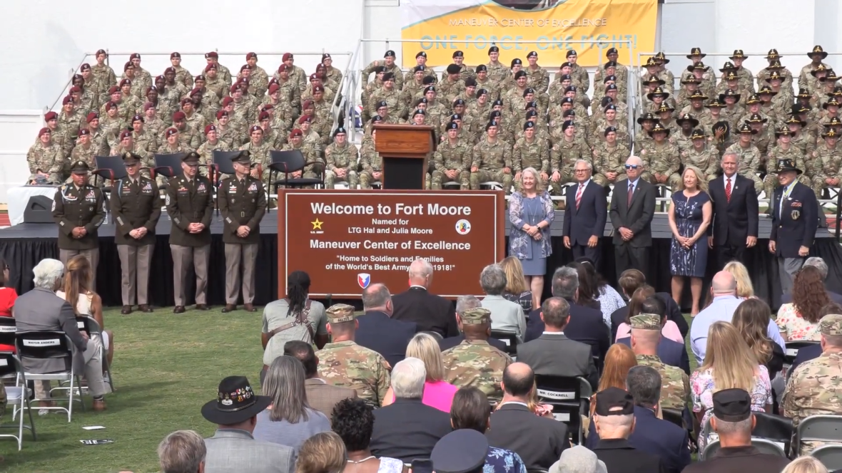 Fort Benning renamed Fort Moore