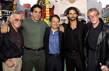 Stan Lee , Lou Ferrigno , Ang Lee , Eric Bana and Nick Nolte at the LA premiere of Universal's The Hulk