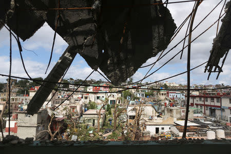 A view shows the aftermath of a tornado that ripped through a neighbourhood in Havana, Cuba January 28, 2019. REUTERS/Fernando Medina