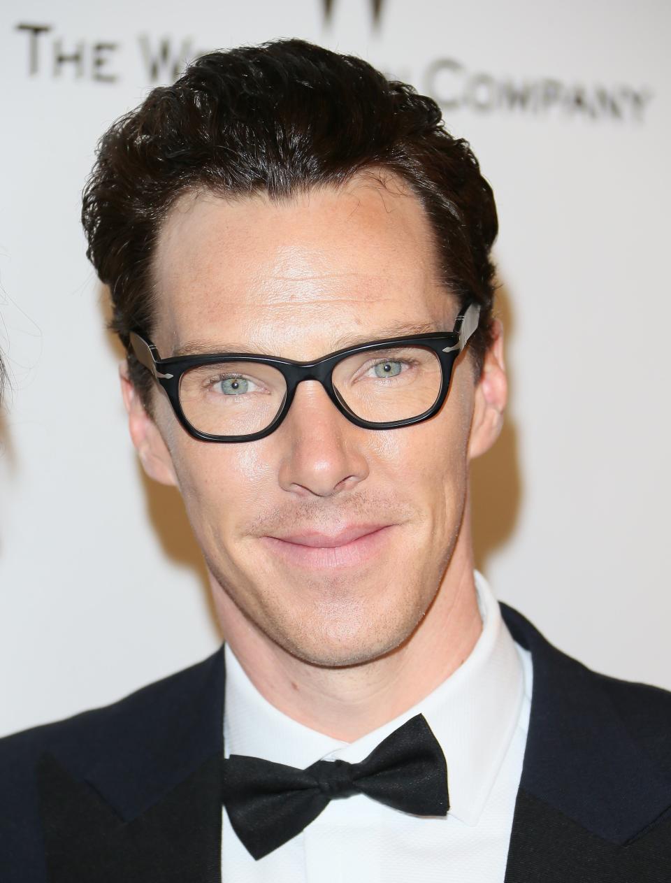 Nominated for Best Actor in "The Imitation Game."