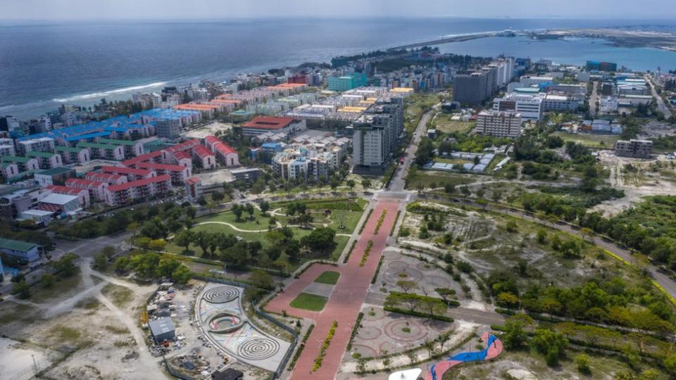 Una vista de Hulhumalé